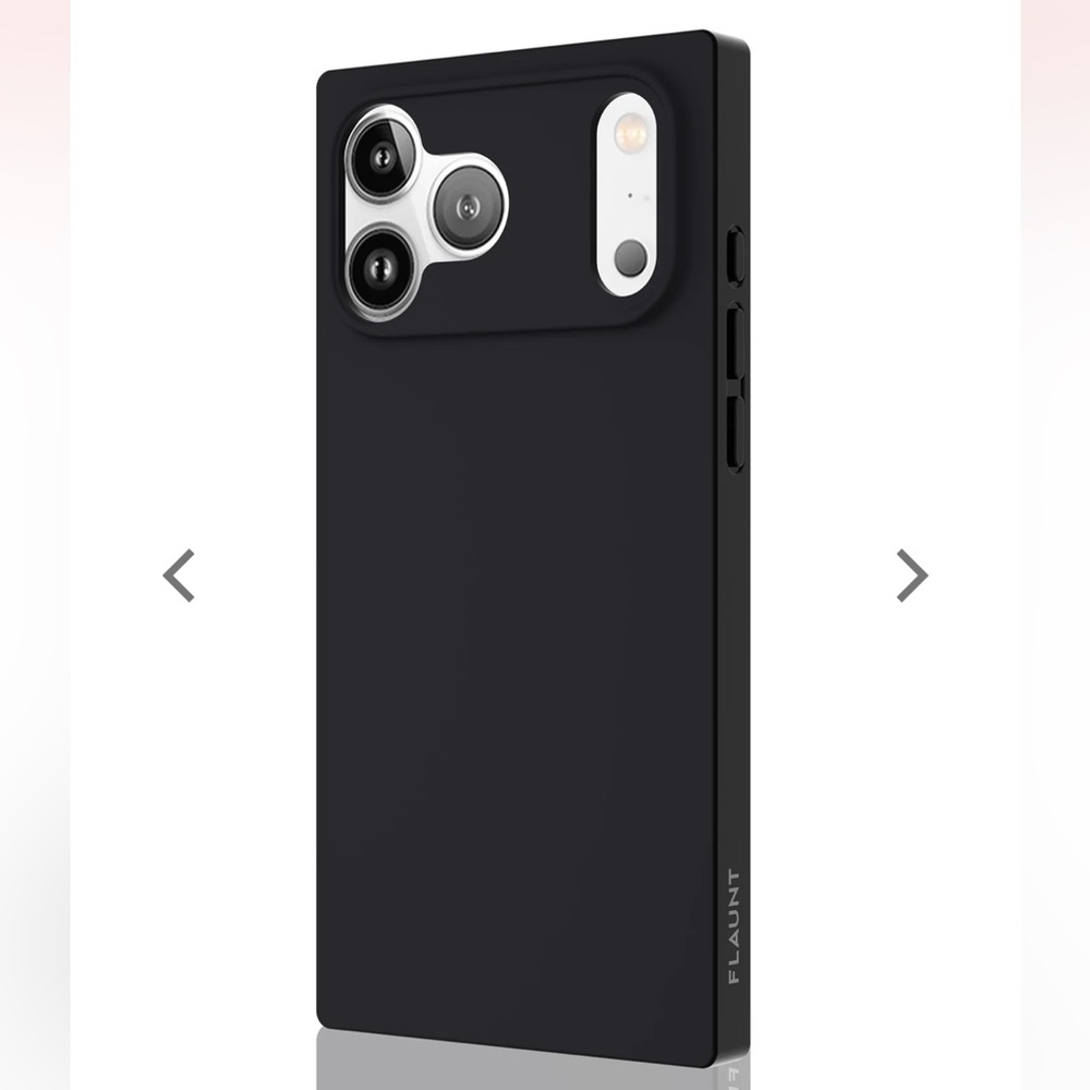 BRAND NEW UNOPENED Flaunt square phone case. Black. iPhone 17 Pro Max + MagSafe.